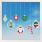 Big Dot of Happiness Christmas Ornaments Window Clings, Reusable Winter Holiday Party Window Sticker, Tree Ornament Decals, Christmas Static Clings